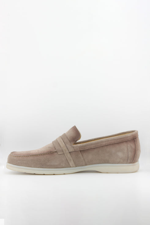 DFC Relax Men Suede Loafer with Metal Accent